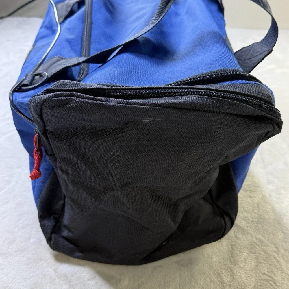 Vintage  Polo Sport Ralph Lauren Large Duffel Bag In Blue 90s Retro